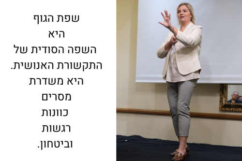 דף קורס תקשורת לא-מילולית דף קורס תקשורת לא-מילולית